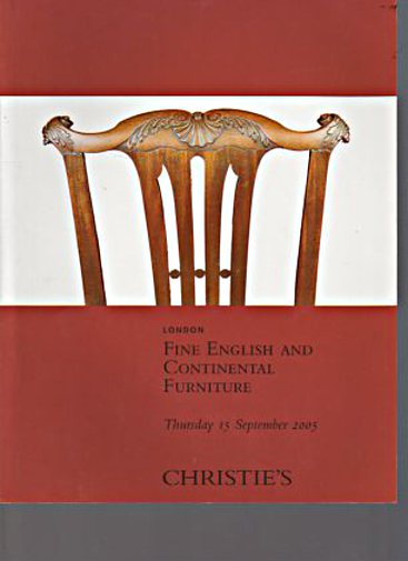 Christies 2005 Fine English & Continental Furniture