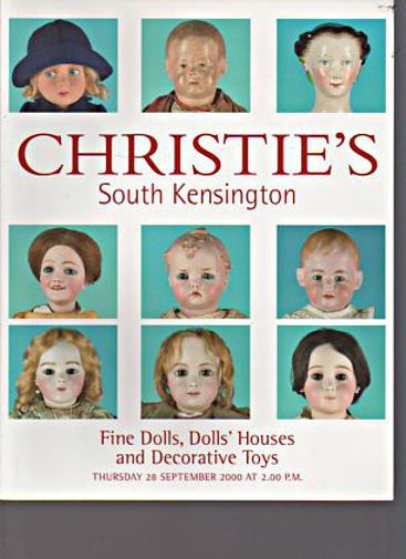 Christies 2000 Fine Dolls, Dolls Houses, Decorative Toys