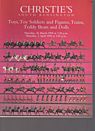 Christies 1998 Toys Soldiers & Figures Trains Teddy Bears Dolls