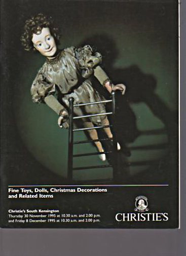 Christies 1995 Fine Toys, Dolls, Christmas Decorations - Click Image to Close