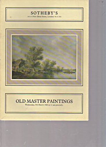 Sothebys March 1983 Old Master Paintings