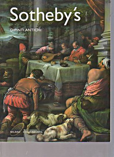 Sothebys June 2003 Old Master Paintings