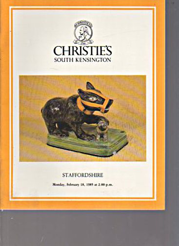 Christies 1985 Staffordshire