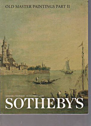 Sothebys 2000 Old Master Paintings Part II