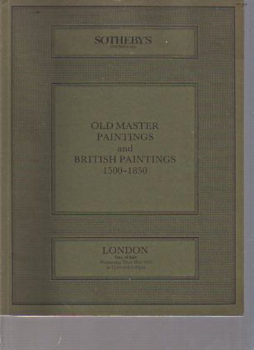 Sothebys May 1985 Old Master Paintings, British Paintings 1500-1850