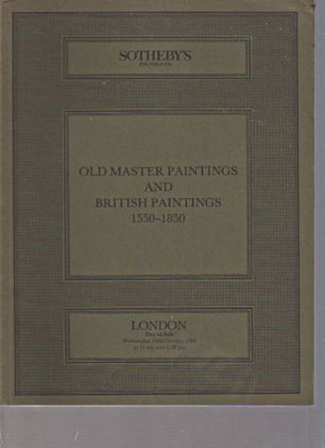 Sothebys 1984 Old Masters Paintings, British Paintings 1550-1850