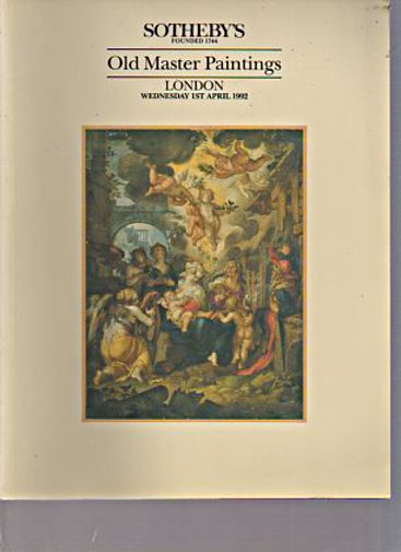 Sothebys April 1992 Old Master Paintings