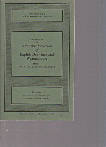 Sothebys Oct 1962 English Drawings & Watercolours (Digital only) Sothebys Oct 1962 English Drawings & Watercolours (Digital only)