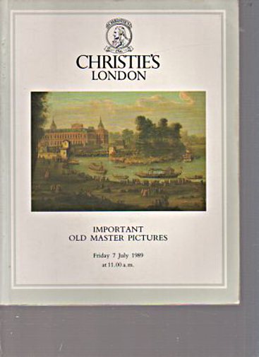 Christies July 1989 Important Old Master Pictures