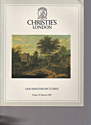 Christies March 1989 Old Master Pictures
