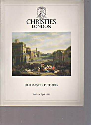 Christies April 1986 Old Master Pictures