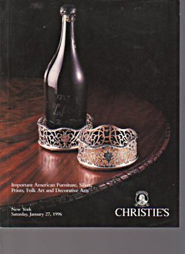 Christies 1996 Important American Furniture, Silver