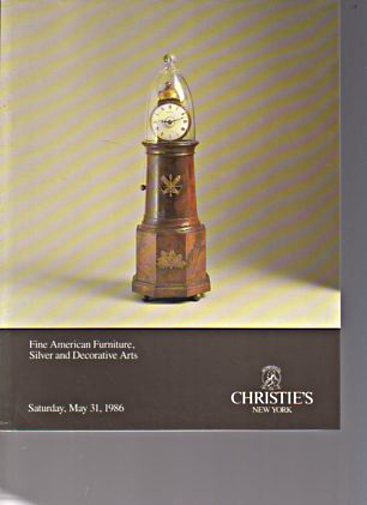 Christies May 1986 Fine American Furniture, Silver (Digital only)