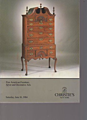Christies June 1984 Fine American Furniture, Silver, Decorative Arts