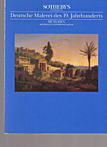 Sothebys 1987 19th Century German Paintings