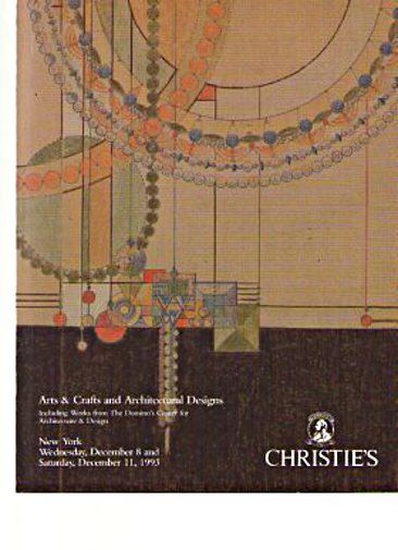 Christies 1993 Arts & Crafts, Architectural Designs