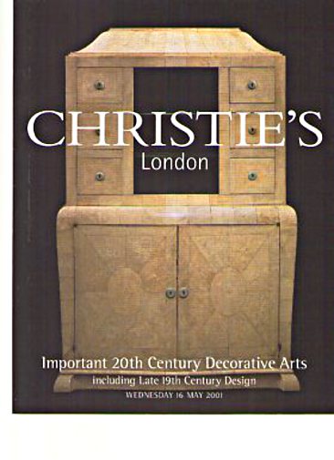 Christies 2001 Important 20th C Decorative Arts
