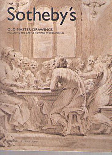 Sothebys 2001 Old Master Drawings inc. Michaelangelo - Click Image to Close