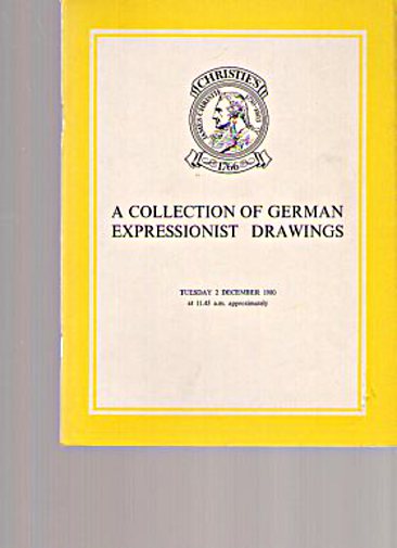 Christies 1980 Collection of German Expressionist Drawings