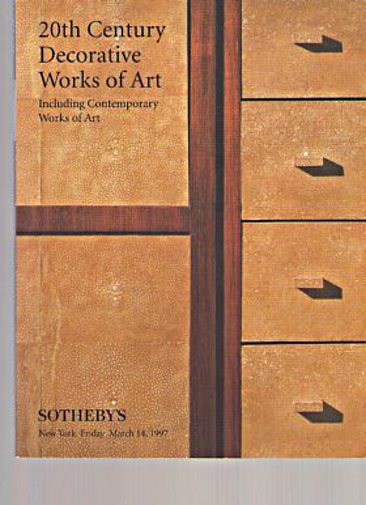 Sothebys 1997 20th C Decorative Arts & Works of Art