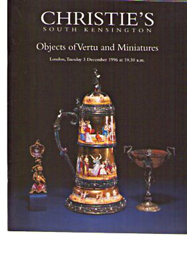 Christies 1996 Objects of Vertu & Miniatures