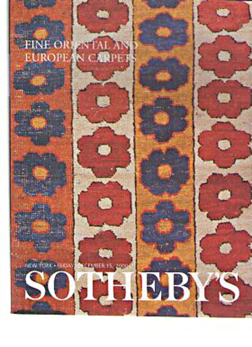 Sothebys December 2000 Fine Oriental & European Carpets