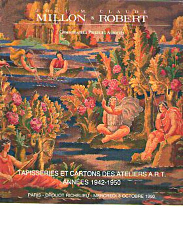 Millon & Robert 1990 Tapisseries et Cartons des Ateliers A. R. T