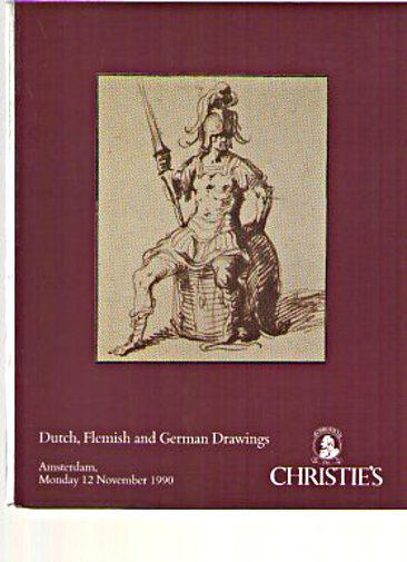 Christies 1990 Dutch, Flemish & German Drawings - Click Image to Close