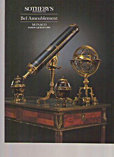 Sothebys 1993 Fine (French) Furniture & Works of Art (Digital Only)