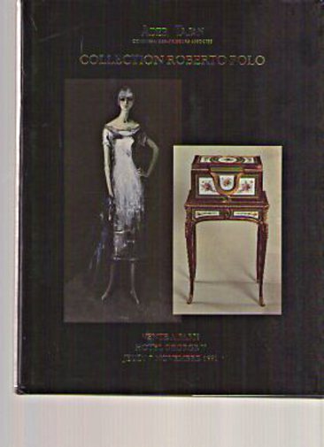 Tajan 1991 Robert Polo Collection French Furniture, Art Deco