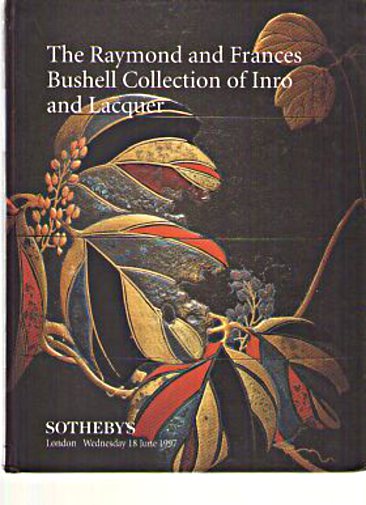 Sothebys June 1997 Bushell Collection of Inro & Lacquer (Digital only)
