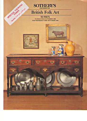 Sothebys 1988 British Folk Art