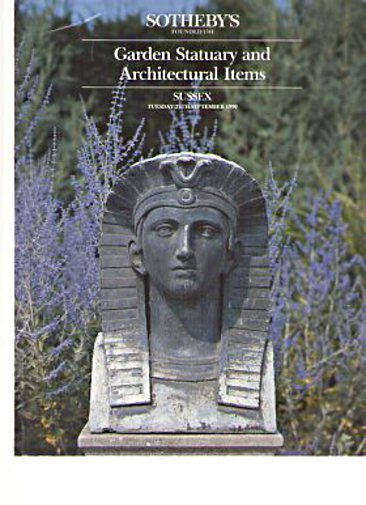 Sothebys 1990 Garden Statuary & Architectural Items - Click Image to Close