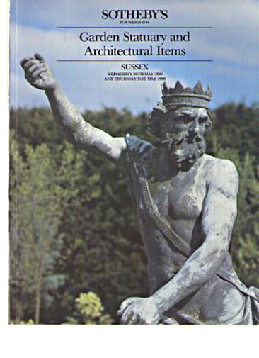 Sothebys May 1990 Garden Statuary & Architectural Items - Click Image to Close