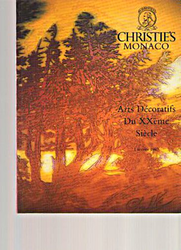 Christies Monaco February 1987 Art Deco - Click Image to Close
