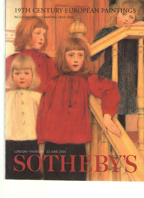 Sothebys 2000 19th C European Paintings inc. Spanish 1850-1930