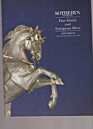 Sothebys 1994 Fine Dutch & European Silver (Digital only)