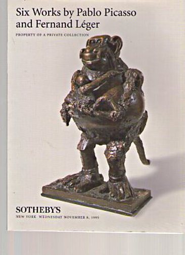 Sothebys 1995 6 Works by Pablo Picasso & Fernand Leger