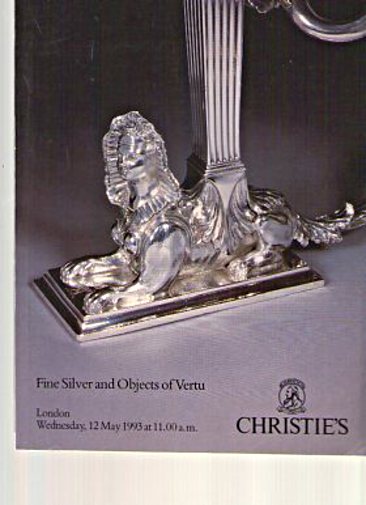 Christies 1993 Fine Silver & Objects of Vertu