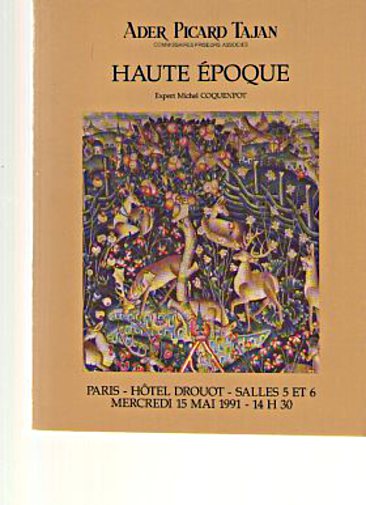 Ader Tajan 1991 Medieval, Renaissance, 17th Century Works of Art (Digital only)