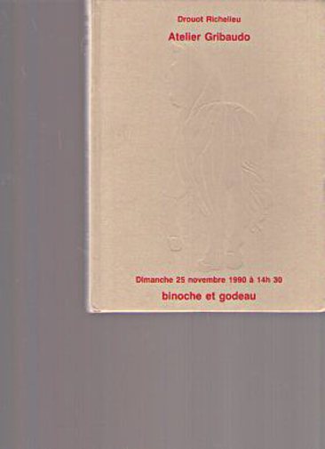 Drouot 1990 Works by Ezio Gribaudo (Digital only)