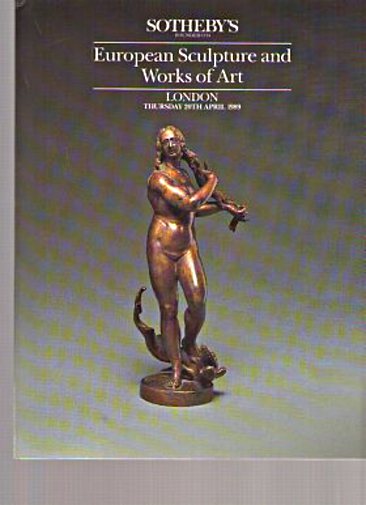 Sothebys 1989 European Sculpture & Works of Art