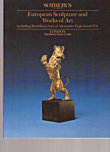 Sothebys 1990 European Sculpture and Works of Art