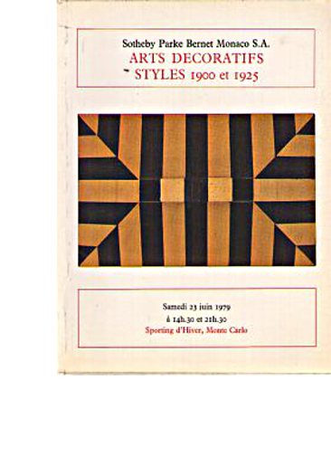 Sothebys 1979 Art Nouveau & Deco 1900 & 1925