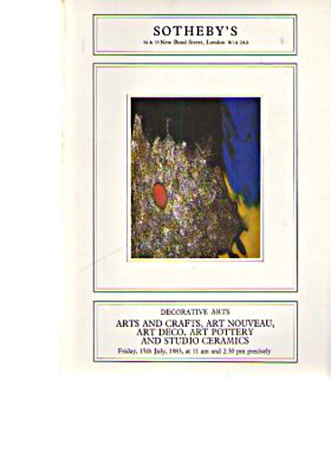 Sothebys 1983 Arts & Crafts, Art Nouveau, Art Deco