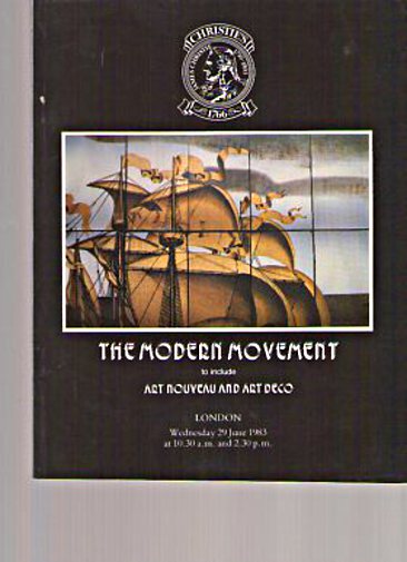Christies 1983 Art Nouveau & Art Deco, Modern Movement