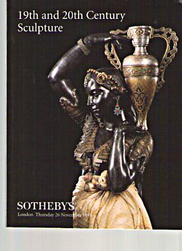 Sothebys November 1998 19th & 20th Century Sculpture
