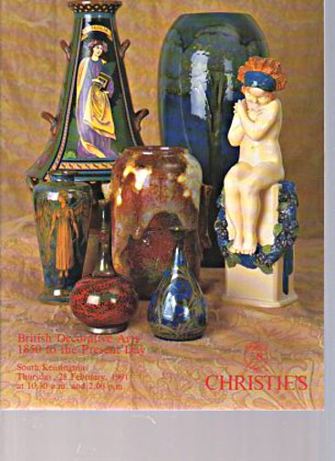 Christies February 1991 British Decorative Arts 1850 Present Day