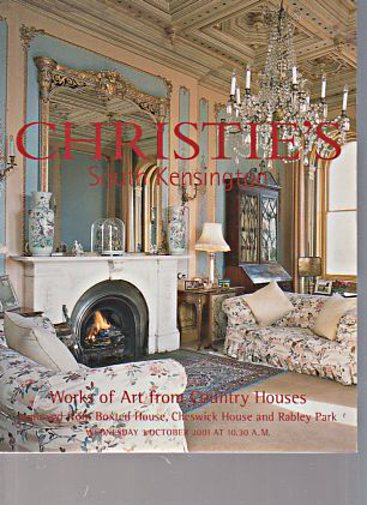 Christies 2001 Works of Art from Country Houses