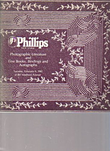 Phillips 1982 Photographs, Fine Books, Autographs